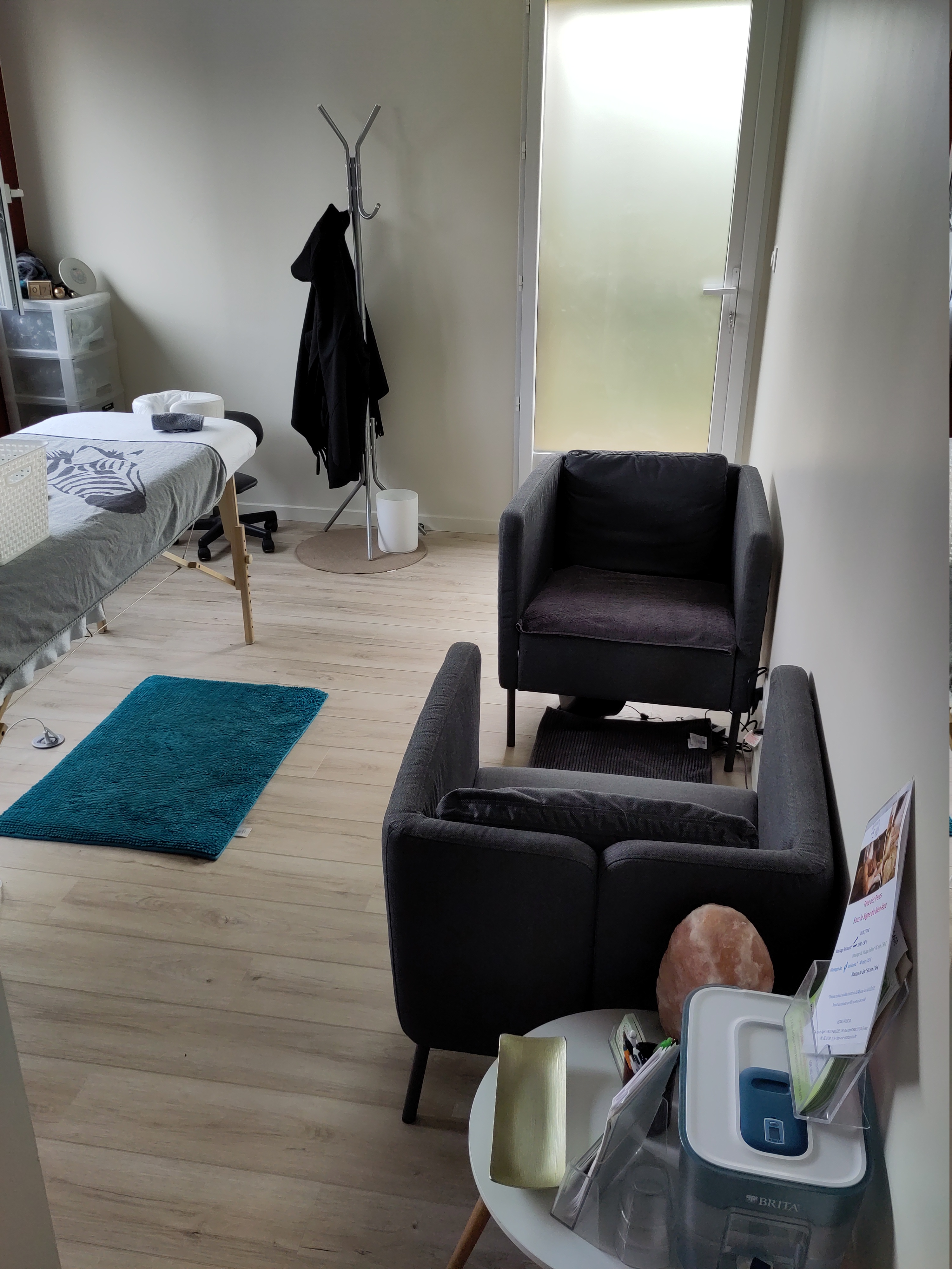 Nouveau cabinet Instants pour Soi à Panilleuse, lumineux, spacieux et accueillant.